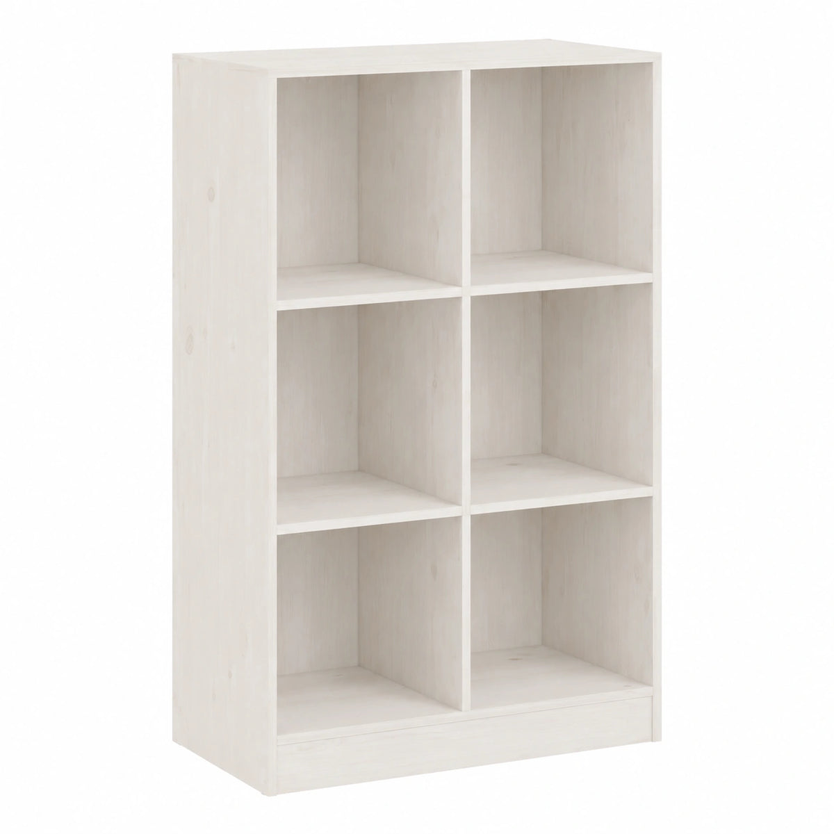 Libreria in Pino Massello 70x33x110 cm per Soggiorno