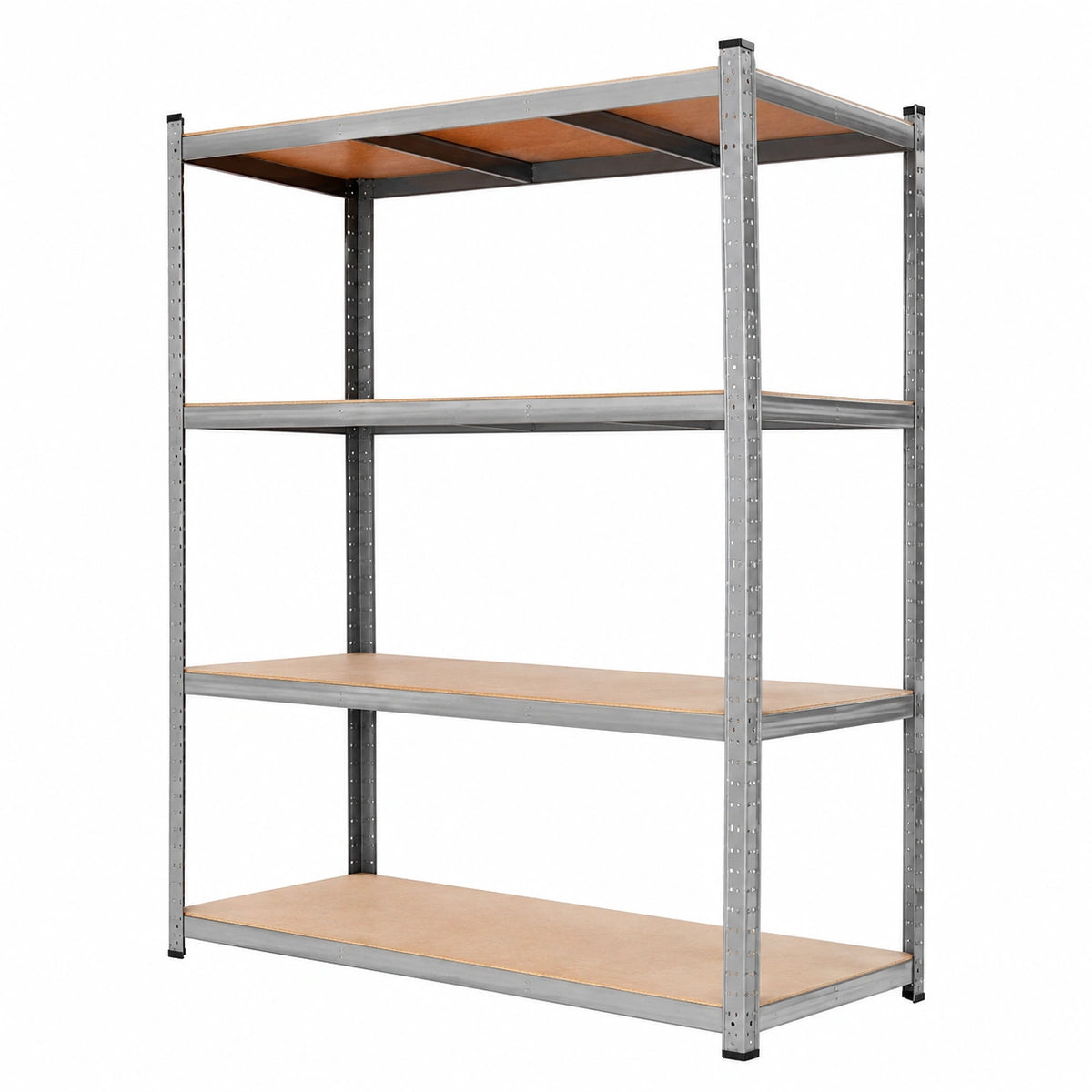 Scaffalatura Larga Zincata 200x180x60 cm, Portata 1500 kg, Uso Magazzino